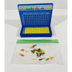 Vintage Treasure Chest Battleship Game Toy Strategy Replacement Parts Incomplete
